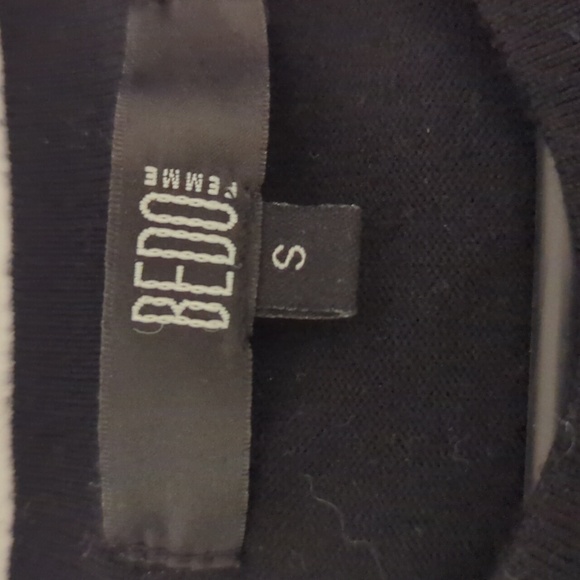 Black cardigan with long Sheer blouse sleeve and nacre Buttons size S - Picture 2 of 8